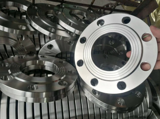 ASTM B381 Polished Titanium Pipe Flange Cnc Machining Gr12 For Natural Gas