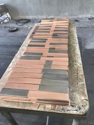 Cathode Titanium Alloy Sheet , Copper Flat Bar C11000 Material