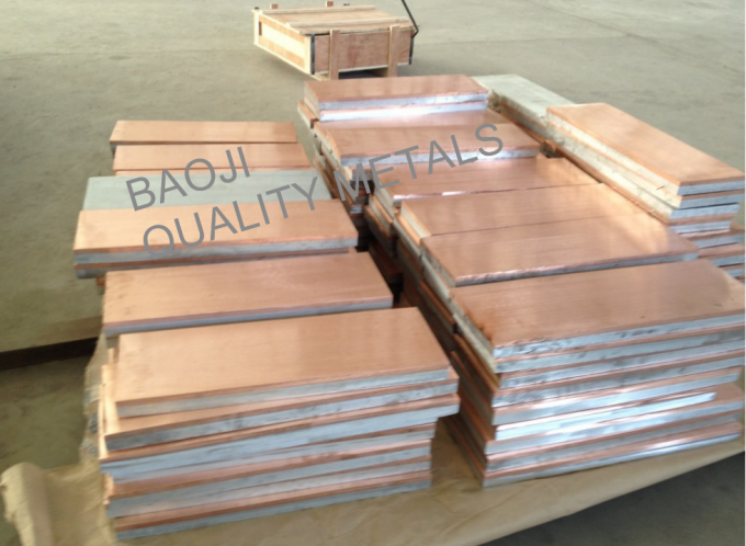 T2 Gr2 Square Titanium Copper Alloy Plate Electrode Material 0