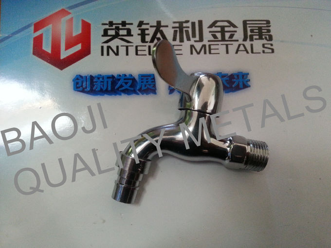 Ta1 Tc4 Cnc Milling Titanium Faucet  , Machined Titanium Parts Gr7 Material 2